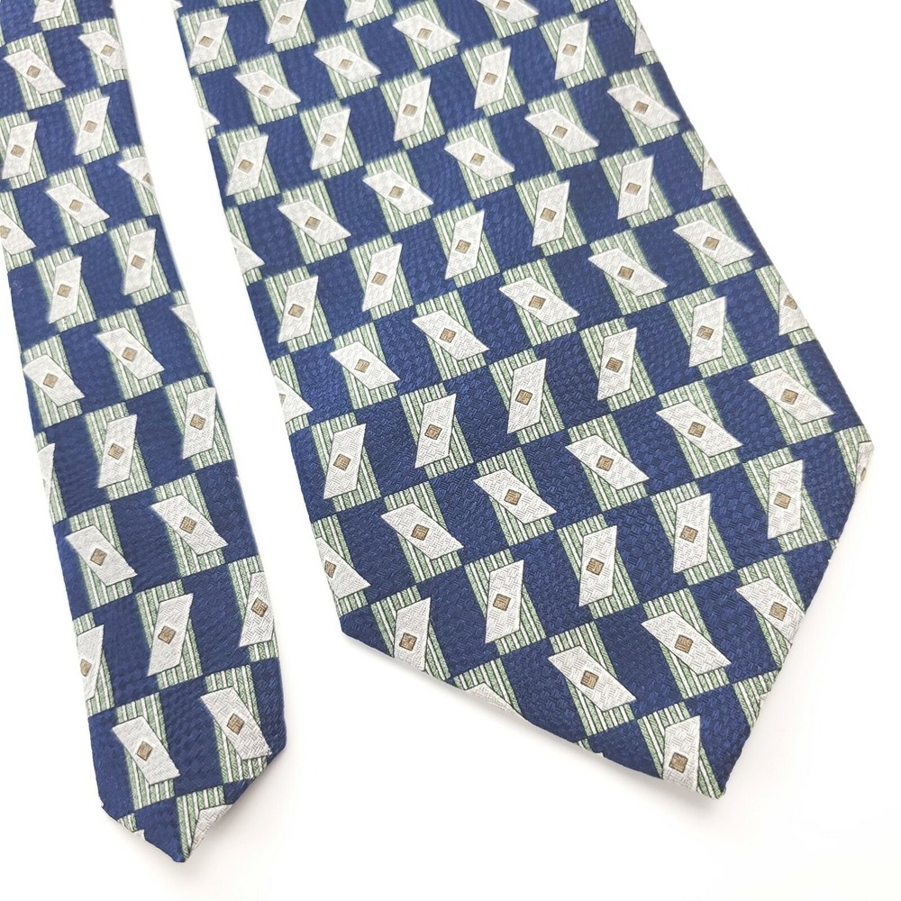 Kenneth Cole New York Wide Blue Silk‎ Tie